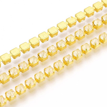 Iron Rhinestone Cup Chains CH-T006-05A-10-1