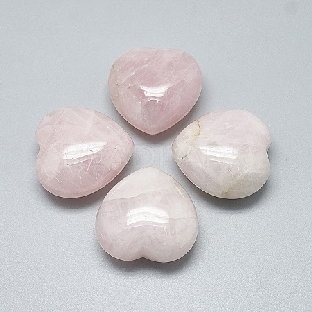 Natural Rose Quartz Heart Love Stones X-G-S336-01D-12-1