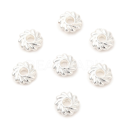 Eco-Friendly Alloy Spacer Beads PALLOY-WH0109-02S-NR-1