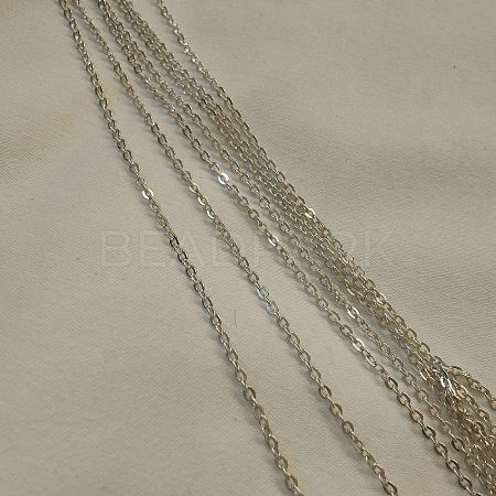 925 Sterling Silver Flat Cable Chains STER-F052-04S-03-1