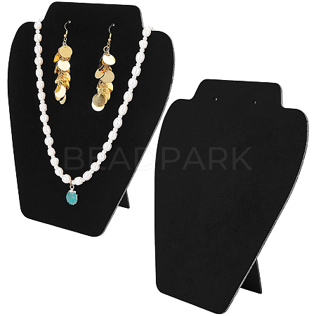 2Pcs Desktop Paper Necklace Display Stands NDIS-SC0001-03A-1