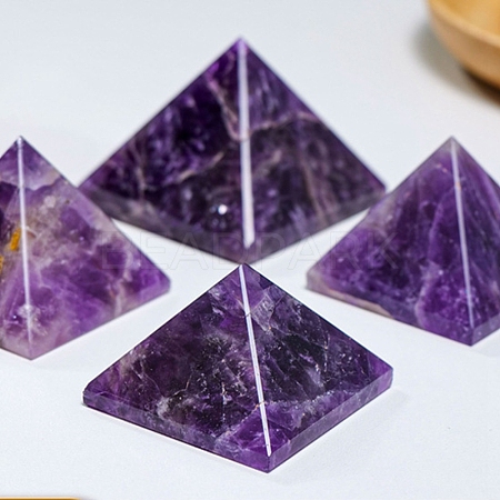 Orgonite Pyramid Natural Amethyst Energy Generators PW-WG57135-02-1