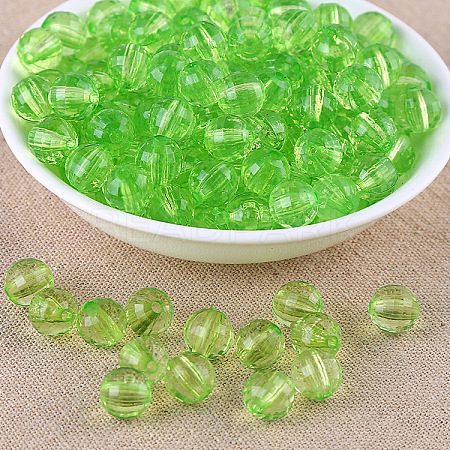Transparent Acrylic Beads TACR-WH0001-90B-06-1