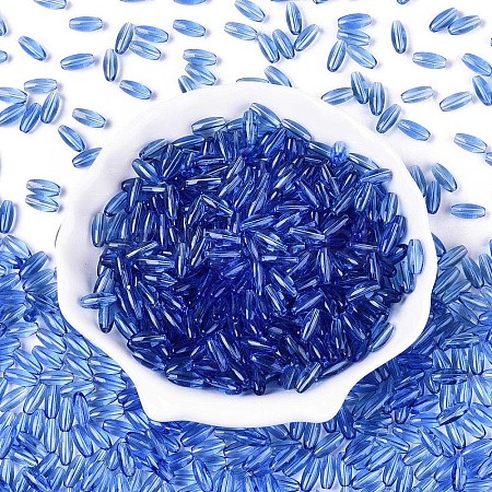 Transparent Colours Glass Seed Beads SEED-T007-16N-1