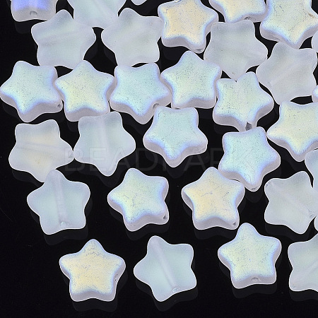 Electroplate Glass Beads X-GLAA-N035-01-C01-1