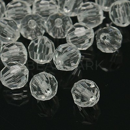 Transparent Acrylic Beads X-DB8mmC01-1