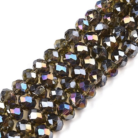 Electroplate Glass Beads Strands EGLA-A044-T8mm-B16-1