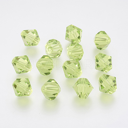 Imitation Austrian Crystal Beads SWAR-F022-10x10mm-252-1