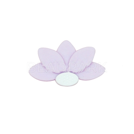Lotus Food Grade Eco-Friendly Silicone Beads SIL-WH0013-50I-1