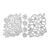 Flower Carbon Steel Cutting Dies Stencils DIY-R079-004-3