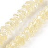 Transparent Glass Beads Strands LAMP-H061-01C-05-1