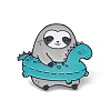 Cute Sloth Enamel Pin JEWB-P015-C01-1
