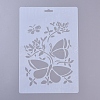 Plastic Reusable Drawing Painting Stencils Templates DIY-E015-18D-1