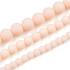 Opaque Glass Beads Strands GLAA-T032-P6mm-MD09-4