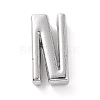 Alloy Letter Slide Charms FIND-A023-17N-1