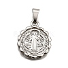 304 Stainless Steel Pendants STAS-B086-10A-P-1