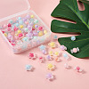 120Pcs 3 Style Transparent Acrylic Beads TACR-BT0001-03-5