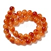 Natural Dyed White Jade Beads Strands G-M402-C04-20-3