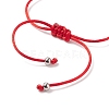 2Pcs 2 Color Resin Evil Eye Braided Bead Bracelets Set BJEW-JB08496-6