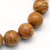 Natural Tigerskin Jasper Round Beads Strands X-G-S166-10mm-1