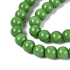 Opaque Solid Color Glass Beads Strands GLAA-T032-P8mm-17-3