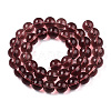 Transparent Glass Beads Strands GLAA-T032-T10mm-19-2