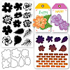 1Pc Carbon Steel Cutting Dies Stencils DIY-GL0004-83A-1