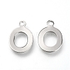 Non-Tarnish 201 Stainless Steel Charms STAS-C021-06P-O-2