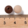 Rubberized Style Imitated Silicone Acrylic Beads MACR-D029-01F-3