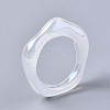 Transparent Resin Finger Rings RJEW-T013-001-D01-6