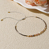 Natural Gemstone Beads Braided Bead Bracelets KZ2587-1-1