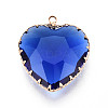 Transparent Glass Pendants KK-N283-01B-G-1
