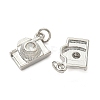 Brass Pave Cubic Zirconia Pendants KK-Z120-58A-P-2