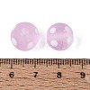 Frosted Handmade Lampwork Beads LAMP-Q039-10B-4