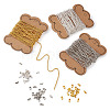 Craftdady DIY Brass Ball Chain Jewelry Making Kits DIY-CD0001-06-5