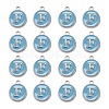 Platinum Plated Alloy Enamel Charms ENAM-S118-04F-P-2