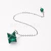 Chakra Natural & Synthetic Mixed Stone Dowsing Pendulums G-F516-01-3