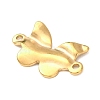 304 Stainless Steel Textured Links Connector Charms STAS-K302-02D-G-2