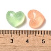 Transparent Resin Decoden Cabochons with Glitter Powder X-RESI-E053-08C-3