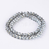 Electroplate Glass Beads Strands EGLA-A034-J2mm-Y02-2