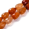 Natural Red Agate Beads Strands G-G177-D01-02-1