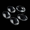 Transparent Oval Glass Cabochons LS-GGLA-R022-35x25-6