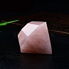 Natural Rose Quartz Diamond Sculpture Display Decorations PW-WG0F0C0-02-1