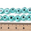 Handmade Evil Eye Lampwork Beads Strands LAMP-G164-10B-01-4
