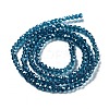 Electroplate Transparent Glass Beads Strands EGLA-A035-T3mm-A12-2