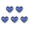 Alloy Enamel Split Pendant ENAM-YW0003-81H-1