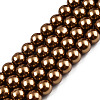 Baking Paint Glass Pearl Bead Strands X-HY-Q003-3mm-30-1