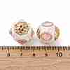 Handmade Resin Indonesia Round Beads IPDL-P005-25KCG-03-3