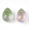 Two Tone Transparent Spray Painted Glass Beads GLAA-T017-01-B01-3