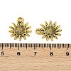 Tibetan Style Alloy Pendant Cabochon Settings GLF1377Y-3